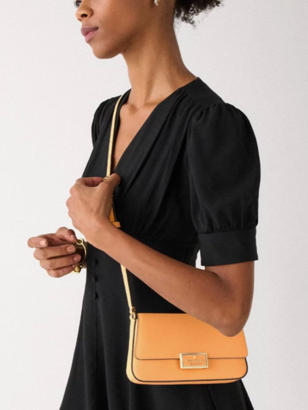 New Kate Spade New York Reegan Mini Flap Crossbody Desert Sunset